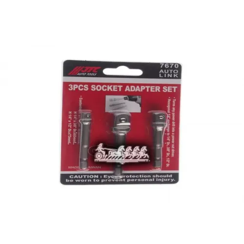 Набор Адаптеров Для Торцевых Головок 1/2X73l. 3/8X65l. 1/4X65l JTC 