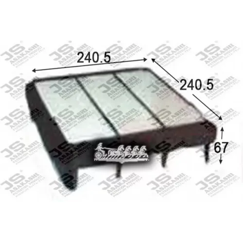 Фильтр Воздушный Mitsubishi L200 96- JS Asakashi 