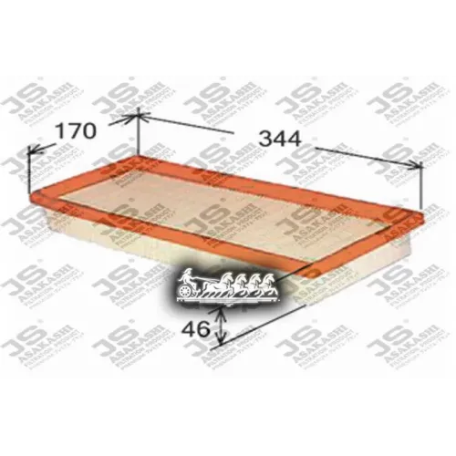 Фильтр Воздушный Mitsubishi Carisma 96- JS Asakashi 