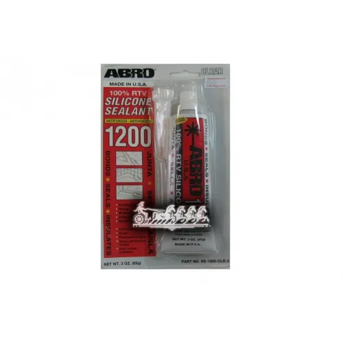 Abro Герметик Силиконовый Прозрачный (0.85L) ABRO 