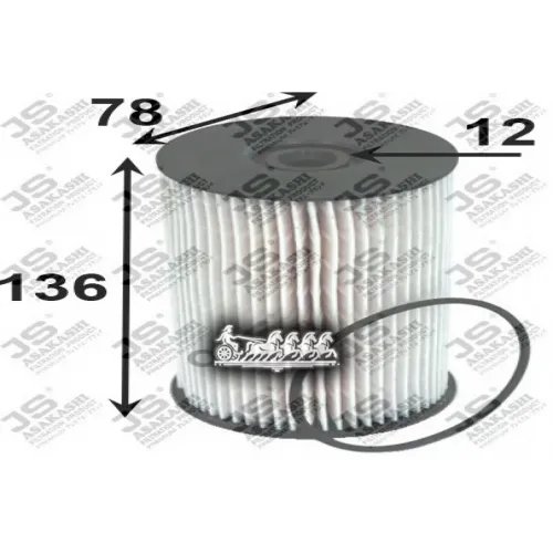 Фильтр Топл.vw Passat, Touran 1.6-2.0Tdi 03> JS Asakashi 