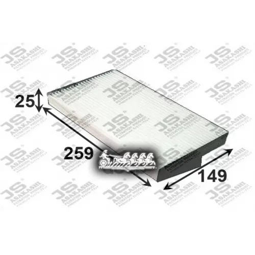 Фильтр Салона Nissan Juke/Cube 03- 1.4-1.6 JS Asakashi 