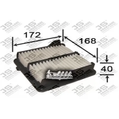 Фильтр Воздушный Honda Jazz 1.2/1.4 08- JS Asakashi 