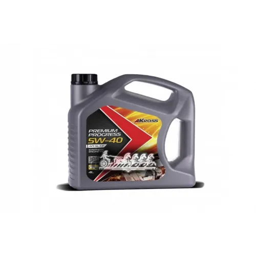 AKross Akross Premium Progress 5W-40 Sl/Cf Масло Моторное Синтетич. 4L