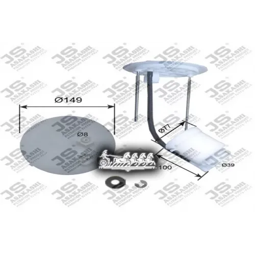 Фильтр Топливный Toyota Highlander 07- 3.5 JS Asakashi 