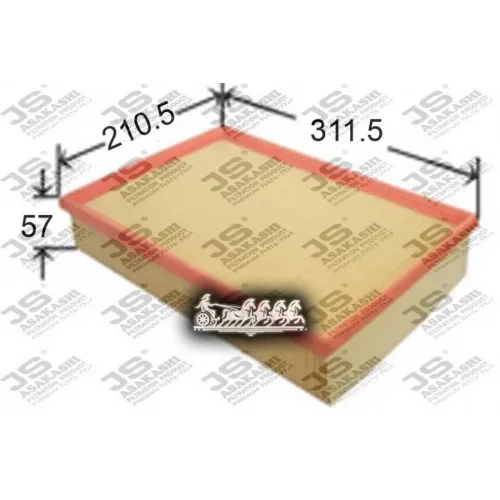 Фильтр Воздушный Vw Sharan/Ford Galaxy 1.8T-2.8 JS Asakashi 