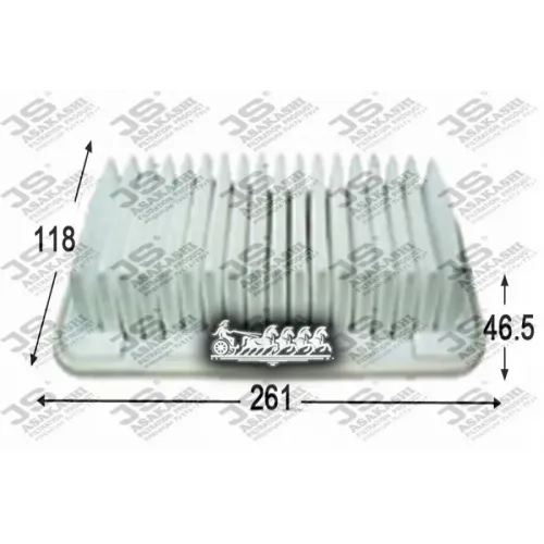 Фильтр Воздушный Toyota Yaris 99- JS Asakashi 