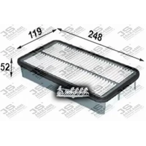 Фильтр Воздушный Toyota Paseo 96- 1.5 JS Asakashi 