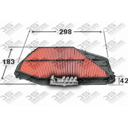 Фильтр Возд.honda Accord 2.0-2.2L 93-98 JS Asakashi 