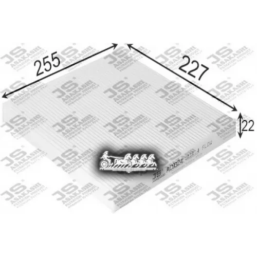 Фильтр Салона Hyundai Sonata Yf 10-/Santa Fe 12- JS Asakashi 