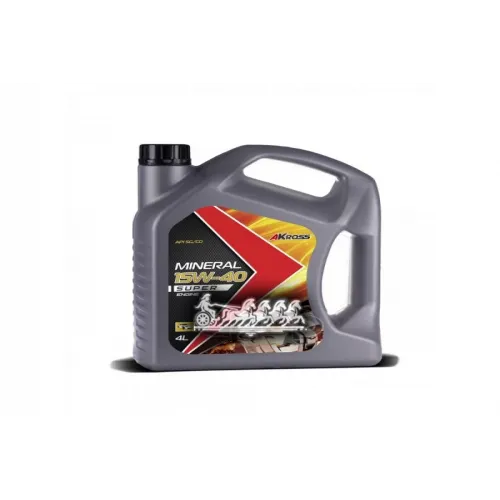 AKross Akross Super 15W-40 Sg/Cd Масло Моторное Минеральное 4L