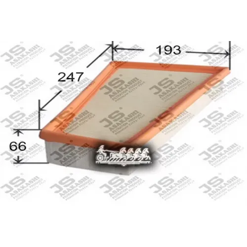  Фильтр Воздушный Renault Megane/Fluence 1.4-2.0 08- Js Asakashi JS Asakashi 