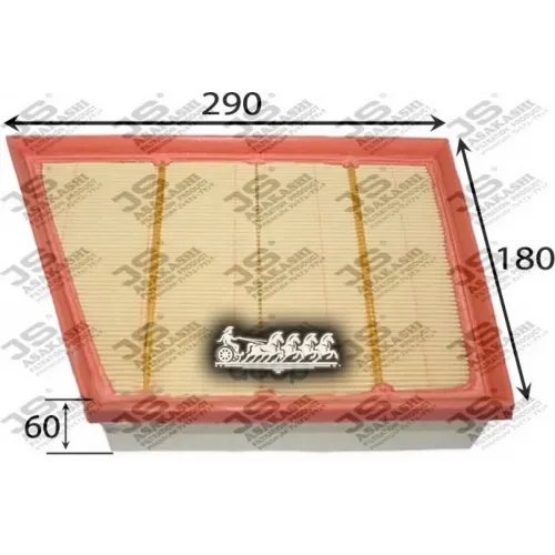 Фильтр Возд.land Rover Freelander Ii 2.0I 10/11-->, Range Rover Evoque 6/11--> JS Asakashi 