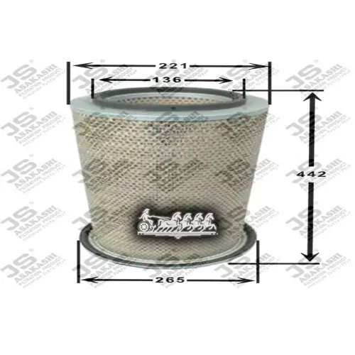 Фильтр Воздушный Mitsubishi Fighter/Fuso -04 JS Asakashi 