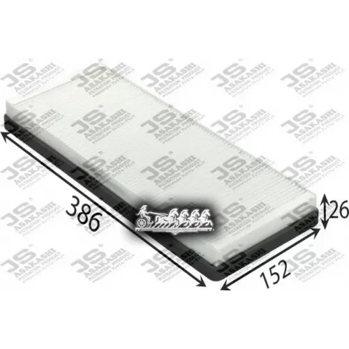 Фильтр Салона Audi A80/90/Coupe/Cabrio JS Asakashi 