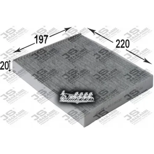 Фильтр Салона Toyota Avensis Ii/Corolla 02- Угольный JS Asakashi 