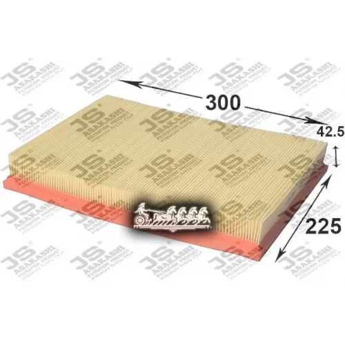 Фильтр Воздушный Opel Astra G/Zafira 2.2 16V JS Asakashi 