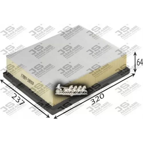 Фильтр Воздушный Toyota Land Cruiser 150 09- JS Asakashi 