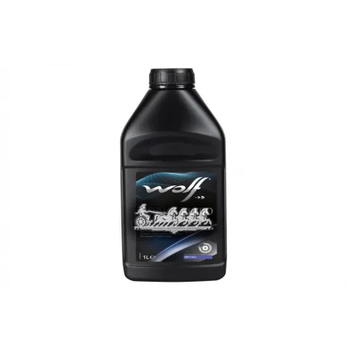 Жидкость Тормозная Brake Fluid Dot 3&4 1L Wolf 
