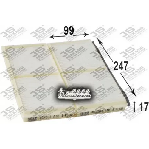 Фильтр Салона Mazda 2/Demio -15 1.3/1.5 JS Asakashi 