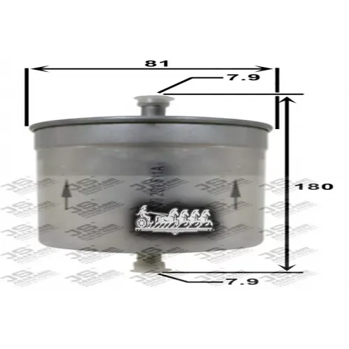 Фильтр Топливный Volvo S40/S60/S80/Xc90 1.6-4.4 95- JS Asakashi 