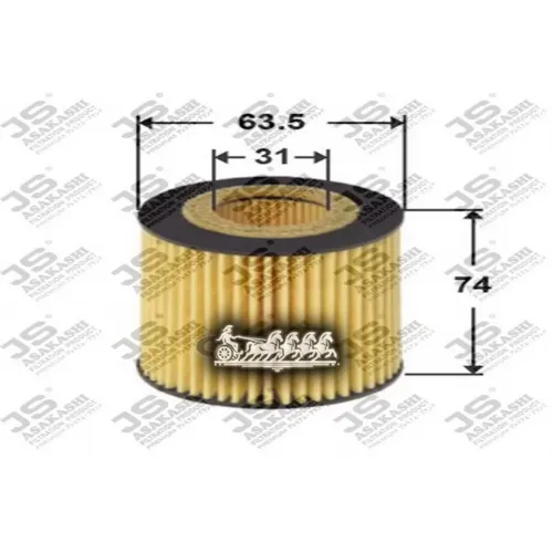 Фильтр Масляный Opel Astra H 05- 1.9 Jtd JS Asakashi 
