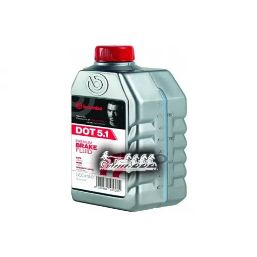 Тормозная Жидкость Dot 5.1 (Пласт. Банка) (0.5L) (24) Brembo 