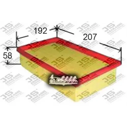 Фильтр Воздушный Renault Megane 2.0 09- JS Asakashi 