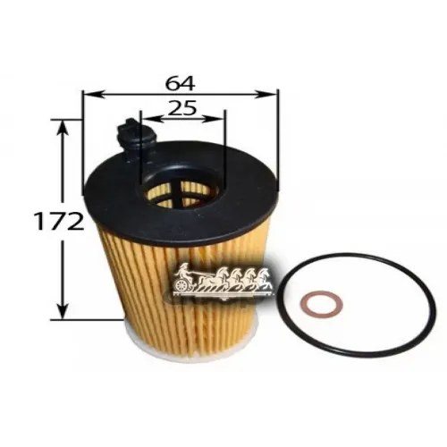 Фильтр Масляный Bmw 1(E81)/3(E90)/X1(E84)/X3(E83) 03- Diesel JS Asakashi 