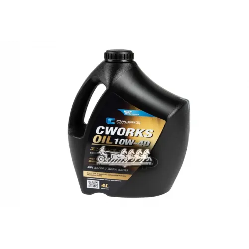 CWORKS Cworks 10W-40 Sl/Cf A3/B3 Масло Моторное Полусинт. (Mb 229. Vw 501.01/ 505.00) (4L)