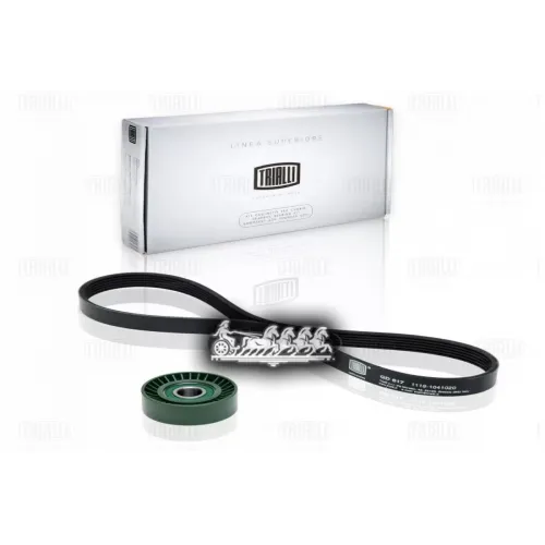 Ремень Генератора Ваз-1118 + 1 Ролик (К-Т) Trialli 