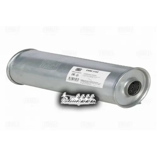 Глушитель Универсальный (Круглый) D=138, L=330, D=50 (Emm 3102) Trialli 