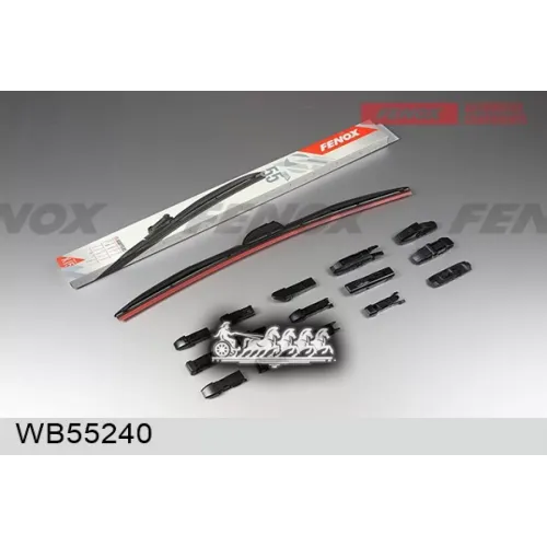 Щётка С/О 550Мм 22 Гибридная. Крепление 15 В 1 FENOX 