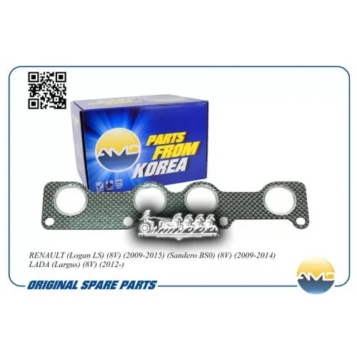 Прокладка Коллектора Renault Logan -15 AMD 