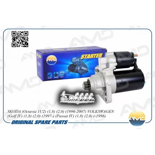 Стартер Skoda Octavia 96- AMD 