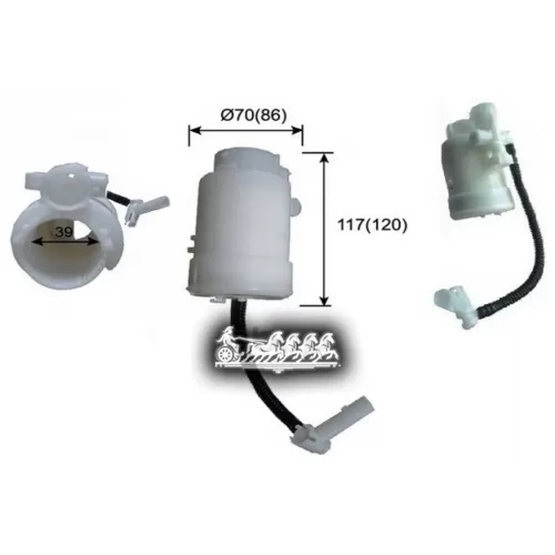 Фильтр Топливный Hyundai Elantra/I40/Sonata 11- 1.6/2.0 AZUMI 