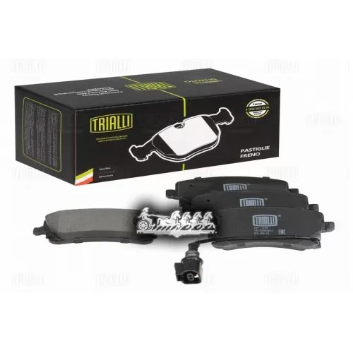 Колодки Тормозные Vw Transporter T5 03- Диск. Задн. Т/С Trw В Компл. С Датчиком Trialli 