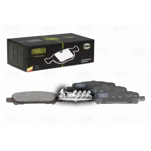 Колодки Тормозные Дисковые Зад Trialli 