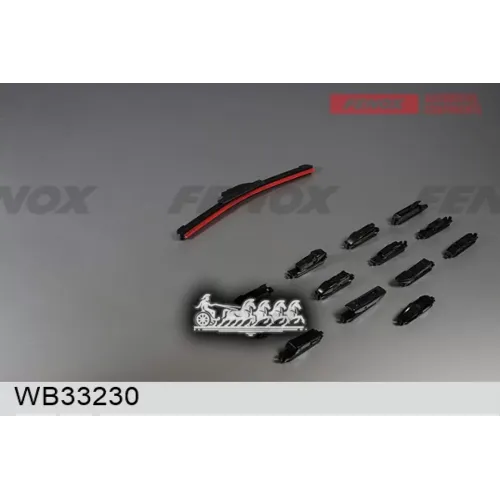 Щётка С/О 330Мм 13 Бескаркасная. Крепление 14 В 1 FENOX 