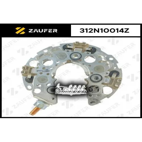 Мост Диодный Генератора Ford Focus Ii /C-Max 07- 1.8/2.0 ZAUFER 