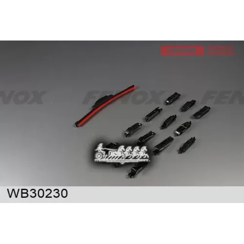 Щётка С/О 300Мм 12 Бескаркасная. Крепление 14 В 1 FENOX 