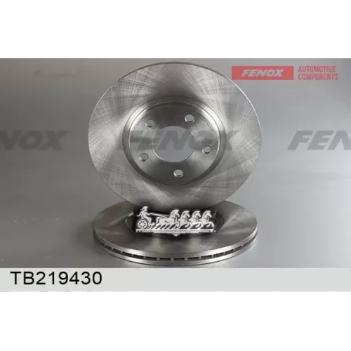 Диск Тормозной Mazda 3/5 03- Перед. Не Вент. FENOX 
