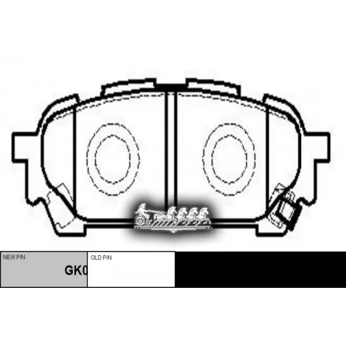 Gk0992 Колодки Тормозные CTR 