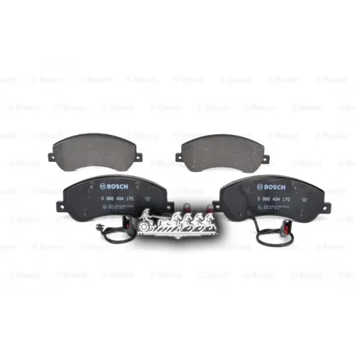 Колодки Тормозные Дисковые Перед Bosch 