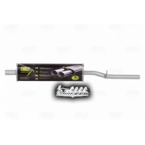 Резонатор Газ 3110 (Алюм. Сталь) Trialli EAM 0307