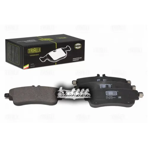 Колодки Тормозные Для А/М Mercedes A-Class (W176) (12-)/B-Class (W246) (13-) Диск. Перед. (Pf 4286) Trialli 