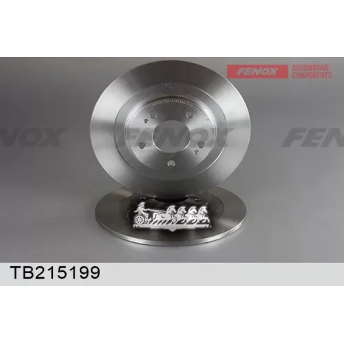 Диск Тормозной Mitsubishi Asx/Outlander 10- Зад. FENOX 