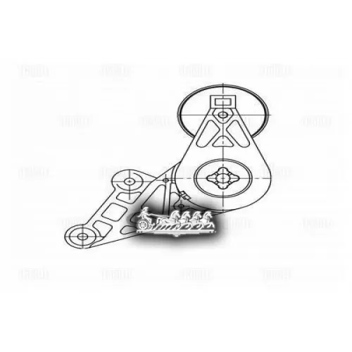 Ролик Привод. Ремня С Натяж. Мех. Для Ам Volvo S70 (97-) 2.02.32.4 Генератора Trialli 