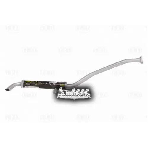 Глушитель Для А/М Лада 2107 Доп. (Резонатор) Инж. Усил. Фланец (Алюм. Сталь) (Eam 0106S) Trialli EAM0106s