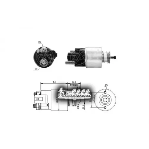 Реле Втягивающее Hyundai/Kia I30/Ceed -12 1.4/1.6 Era 
